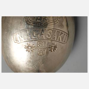 Zwölf Kaffeelöffel Silber