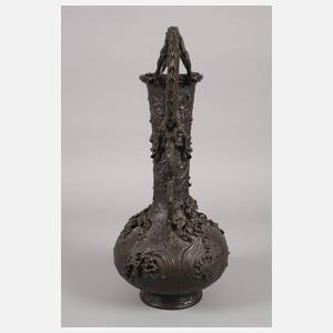 Drachenvase Bronze