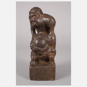 China Eisengussfigur