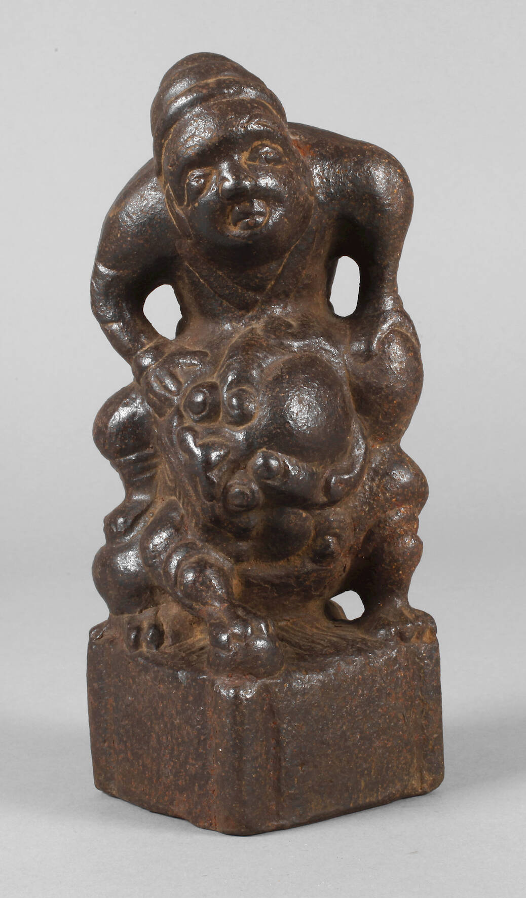 China Eisengussfigur