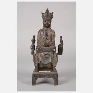 Bronzeplastik Guanyin