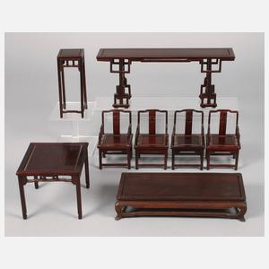 Konvolut Miniaturmöbel