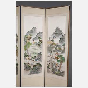 Großer asiatischer Paravent