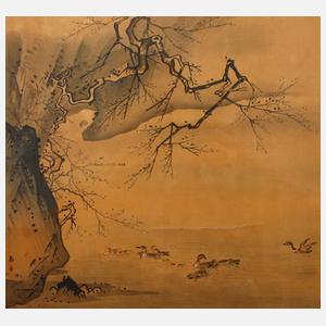 Ma Yuan, Enten unter Pflaumenblüte