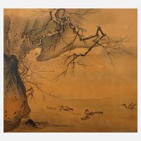 Ma Yuan, Enten unter Pflaumenblüte111