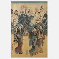 Japanischer Farbholzschnitt111