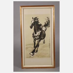 Beihong Xu, Galoppierendes Pferd