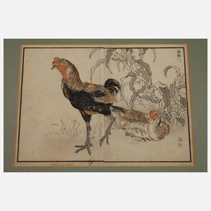 Fünf Farbholzschnitte