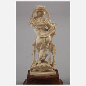 Kleine Elfenbeinschnitzerei