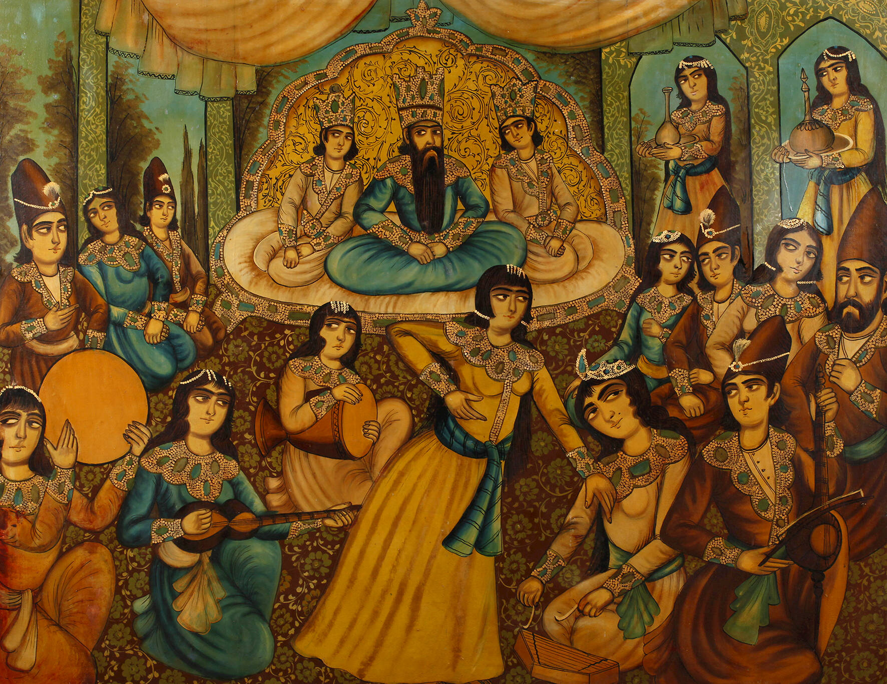 Persische Kaffeehausmalerei