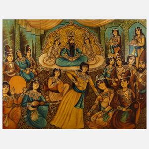 Persische Kaffeehausmalerei