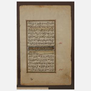 Osmanische Handschrift