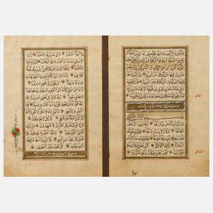 Osmanische Handschrift