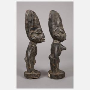 Paar Ibeji-Zwillingsfiguren