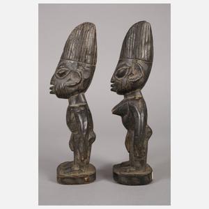 Paar Ibeji-Zwillingsfiguren
