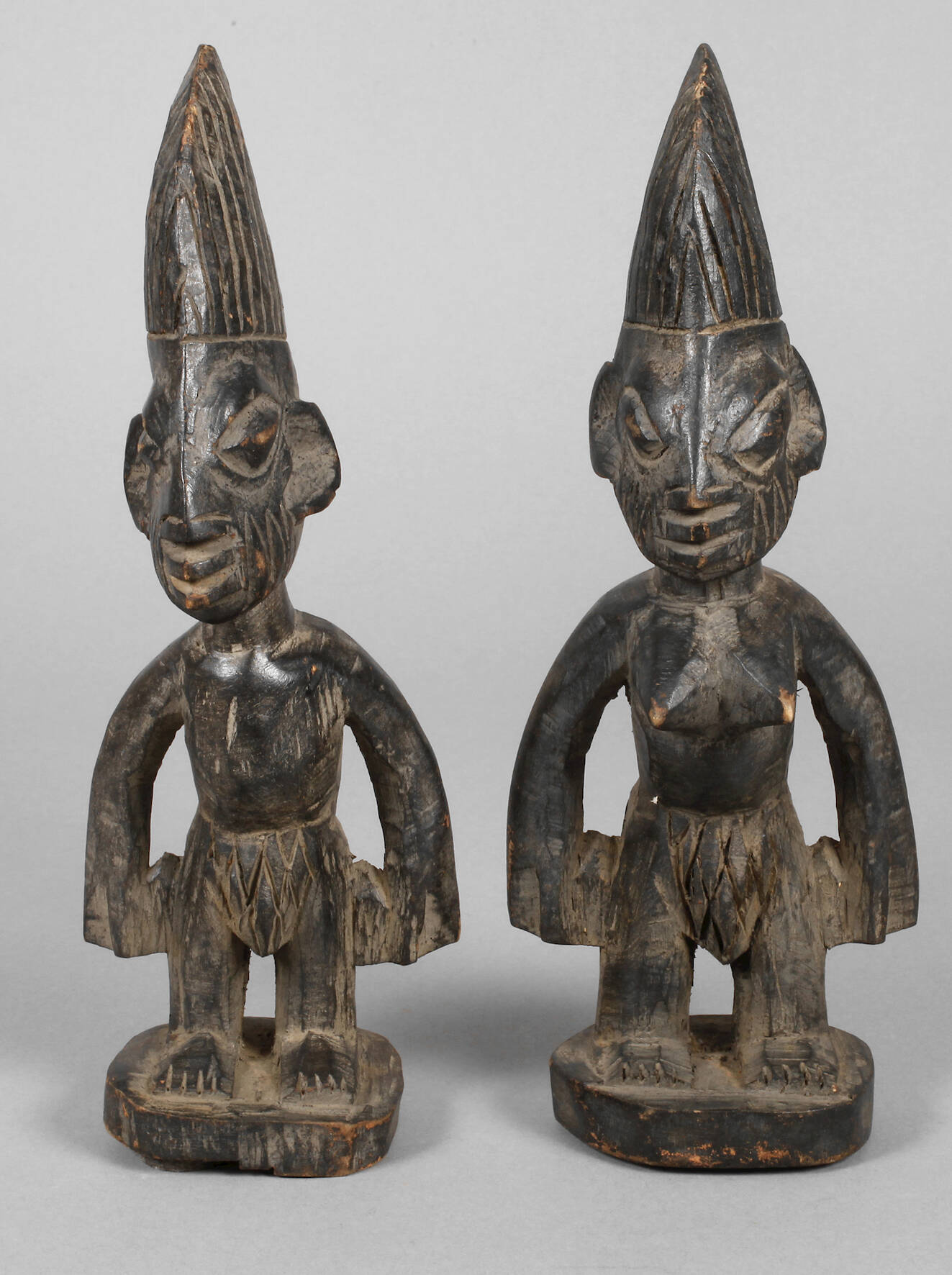 Paar Ibeji-Zwillingsfiguren