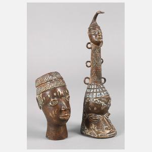 Paar Bronzeplastiken