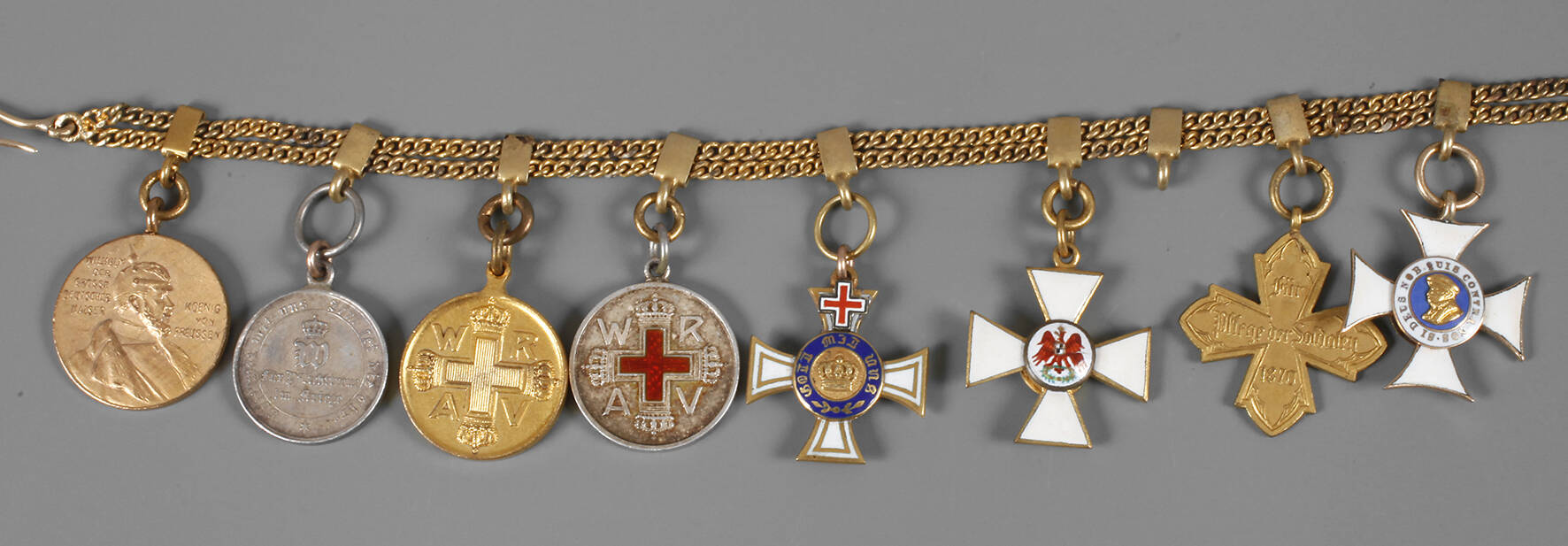 Miniaturorden-Goldkette