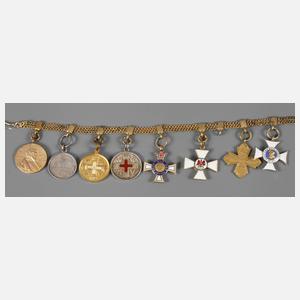 Miniaturorden-Goldkette