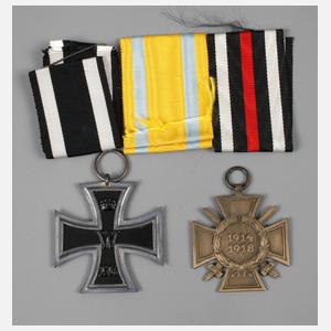 Zwei Auszeichnungen 1. Weltkrieg