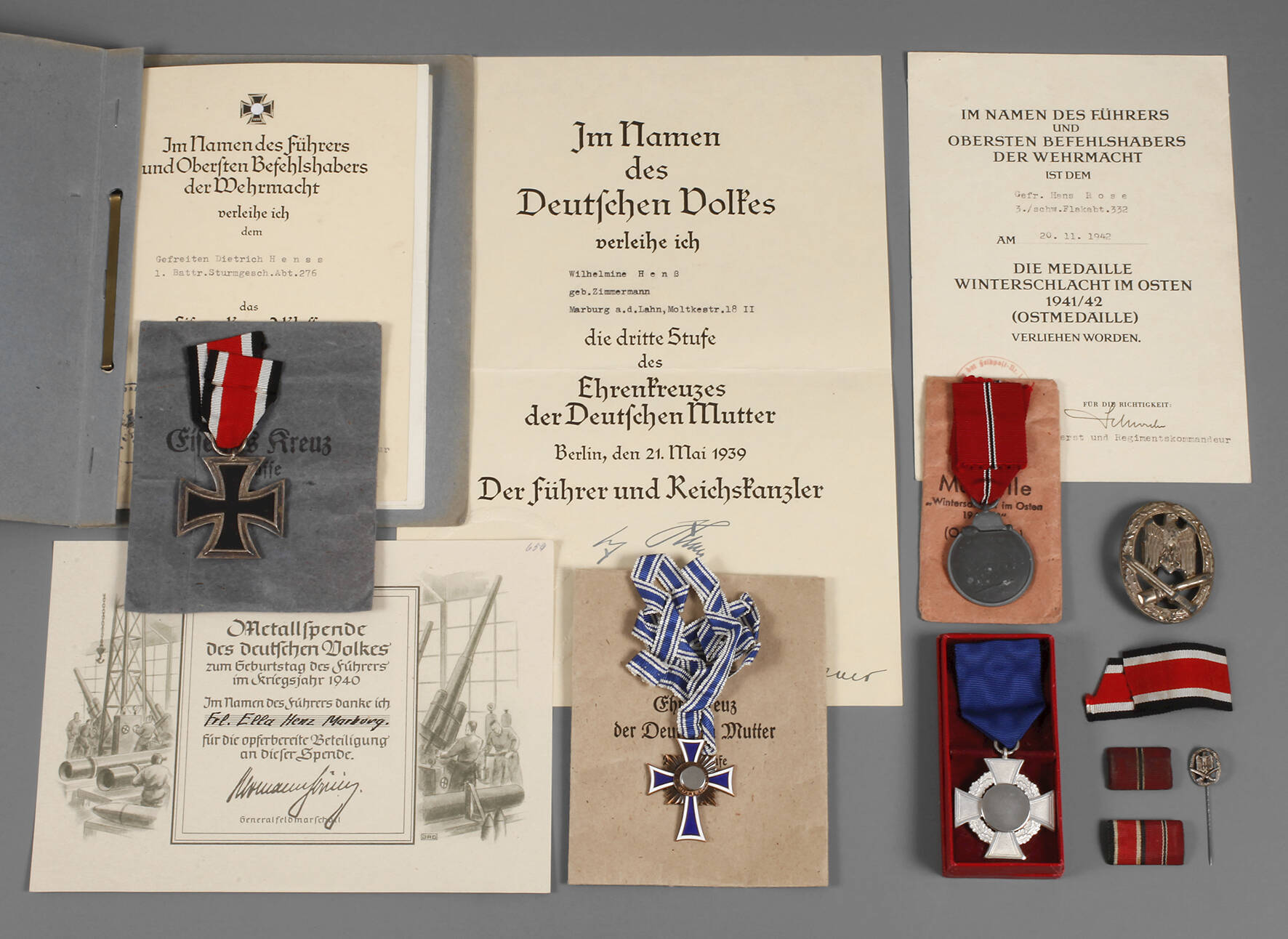 Nachlass 2. Weltkrieg