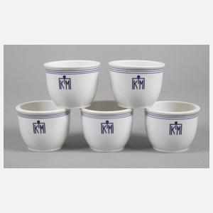 Fünf Näpfe Modell des Amtes Schönheit der Arbeit