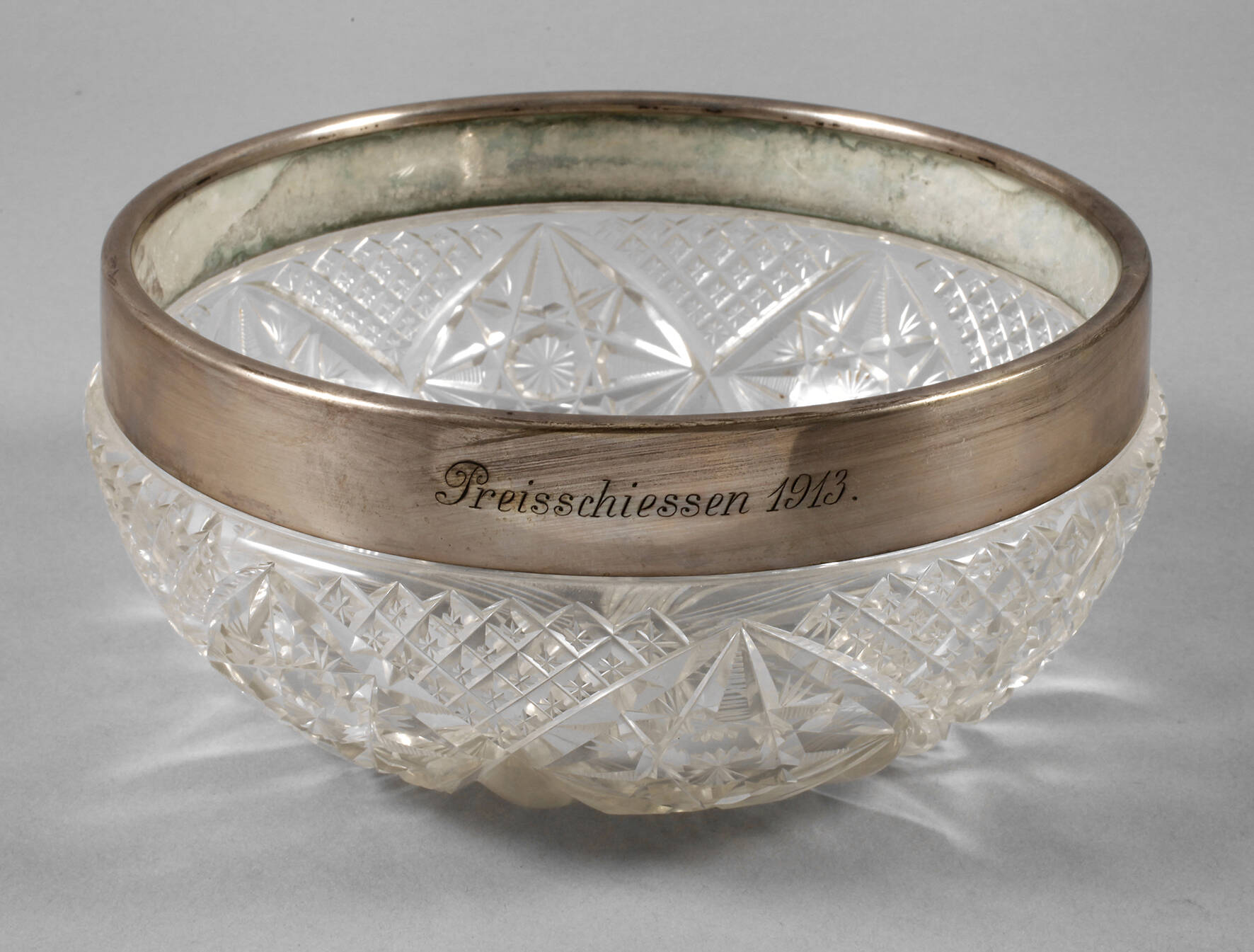 Kristallglasschale Infanterieregiment 103