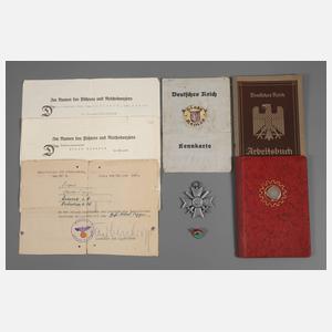 Konvolut Dokumente NS-Zeit