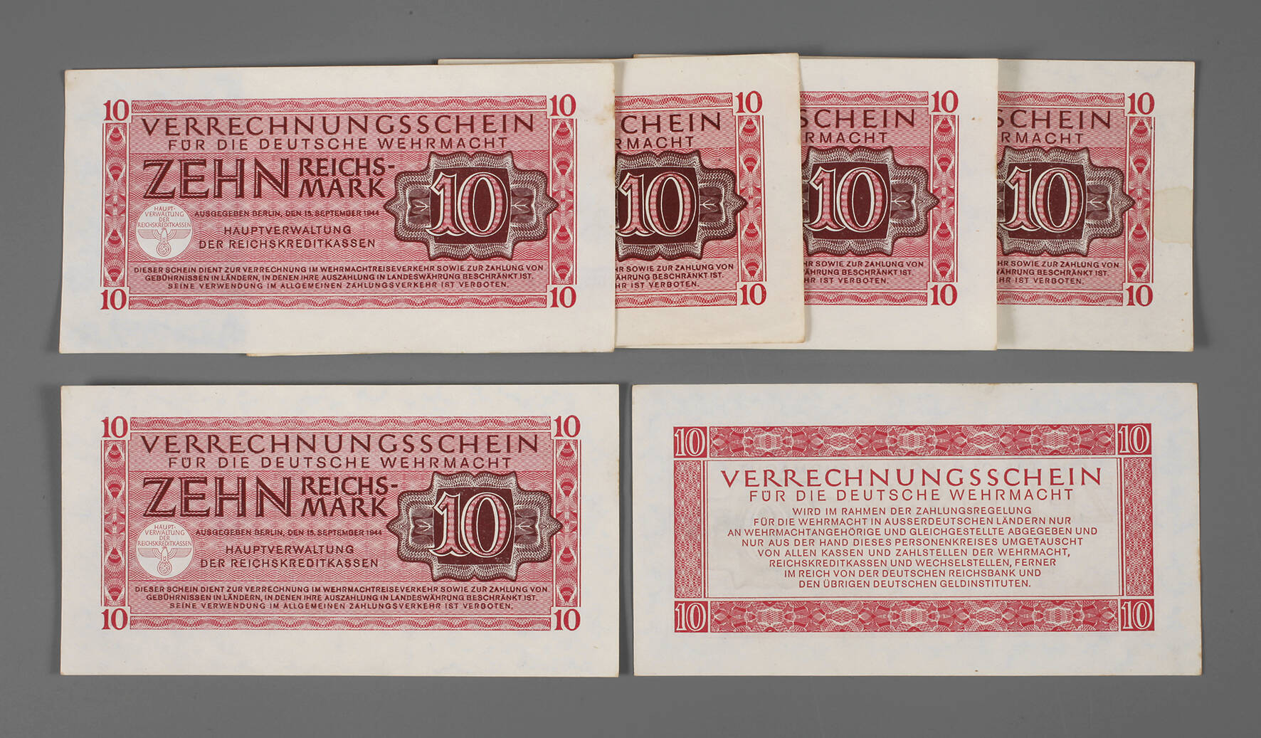 Verrechnungsscheine Wehrmacht