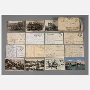 Konvolut Feldpost 1. Weltkrieg