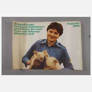 Zwei DDR Propagandaplakate