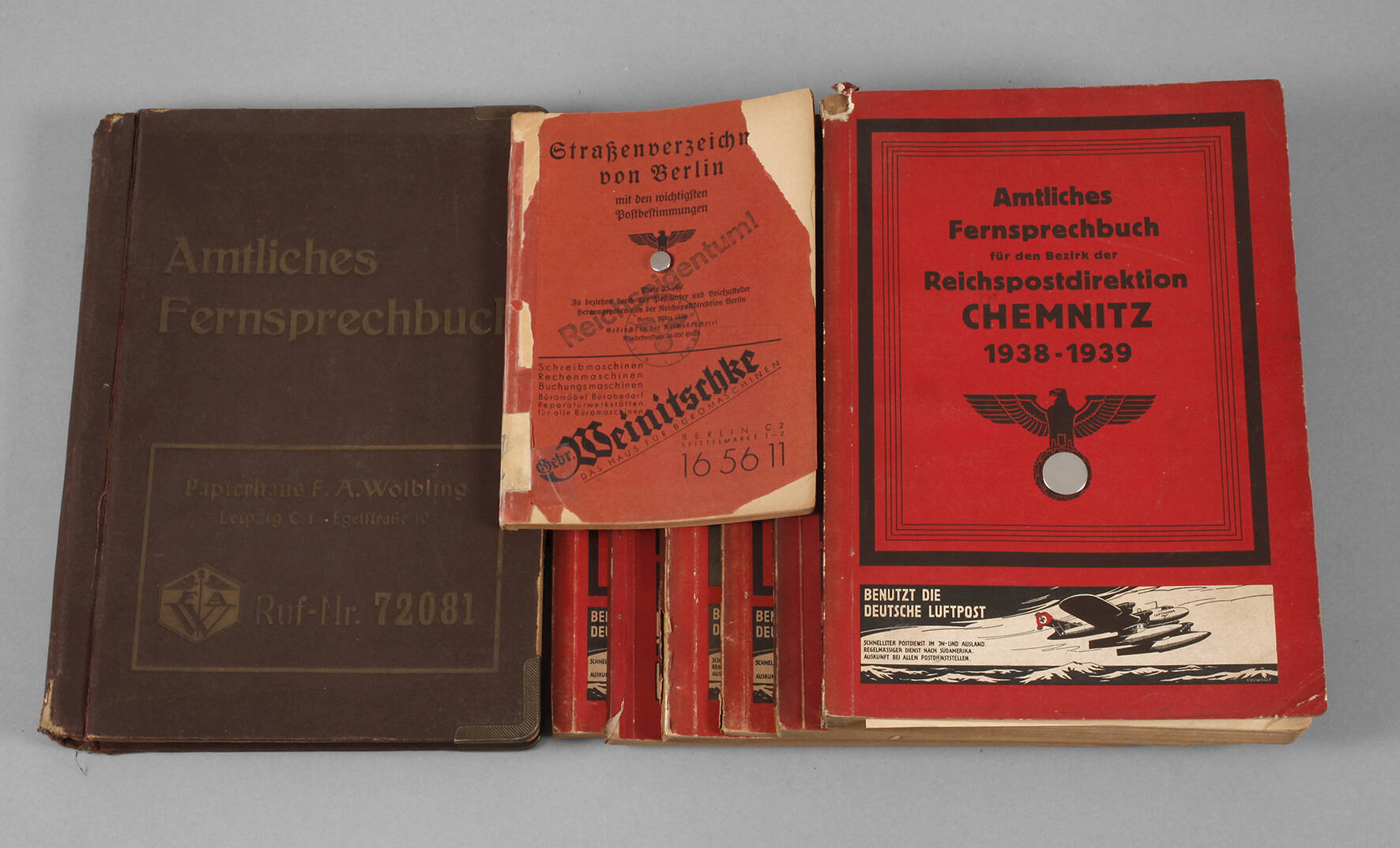 Konvolut Fernsprechbücher