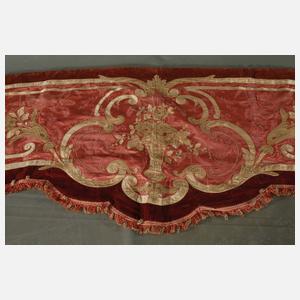 Dreiteiliger Prunkvorhang Historismus