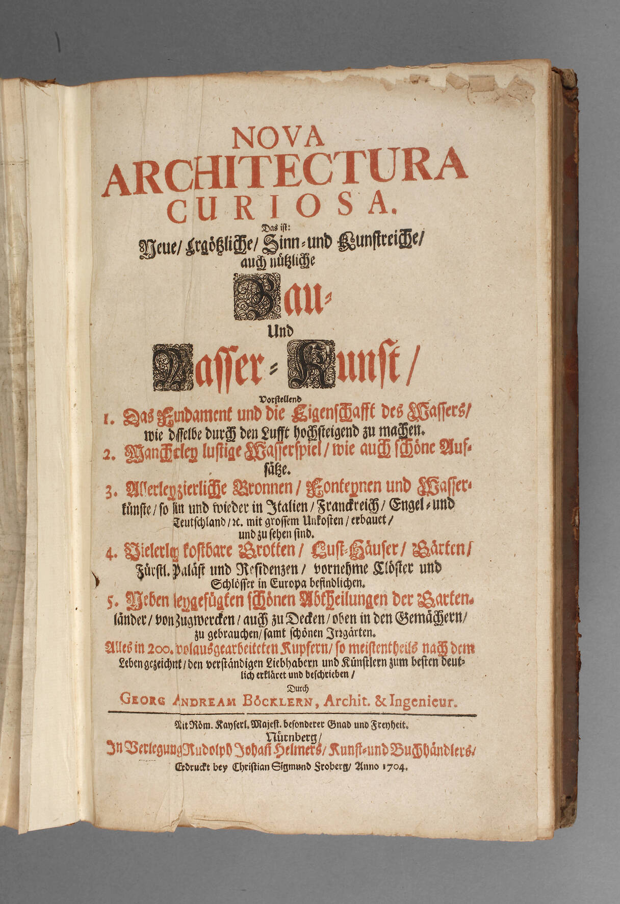 Nova Architectura curiosa