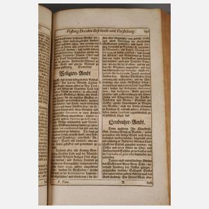 Anton Weck, Beschreibung Festung Dresden 1680