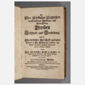 Anton Weck, Beschreibung Festung Dresden 1680