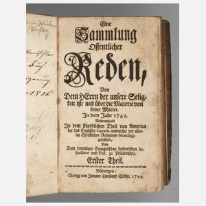 Eine Sammlung öffentlicher Reden