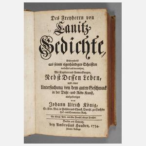 Barockdichtung von Canitz und Hancke