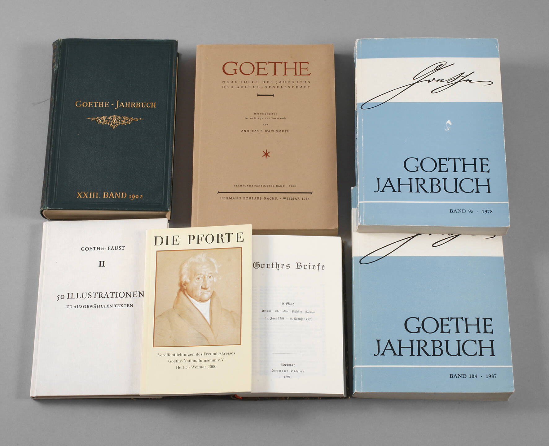 Konvolut Goethe-Literatur