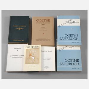 Konvolut Goethe-Literatur