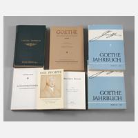 Konvolut Goethe-Literatur111
