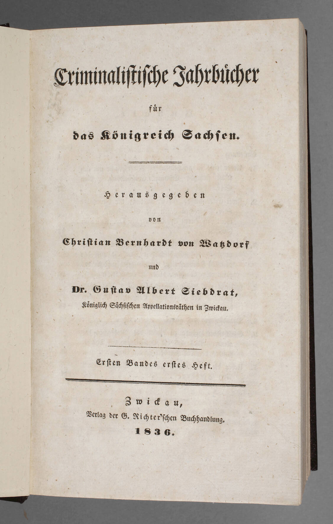 Criminalistische Jahrbücher