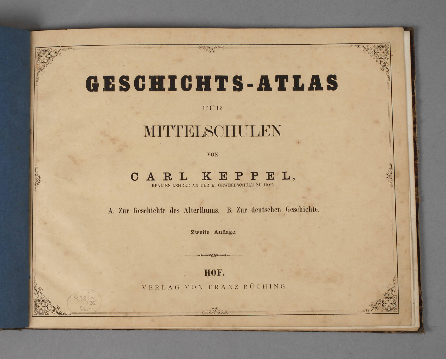 Geschichts-Atlas für Mittelschulen