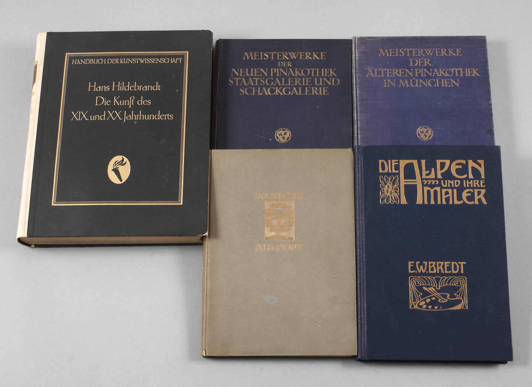 Konvolut Kunstliteratur