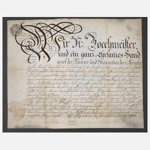 Lehrbrief Maurergeselle