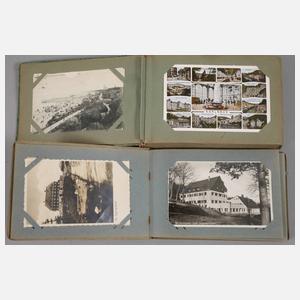 Zwei kleine Ansichtskartenalben