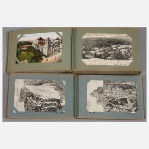 Zwei kleine Ansichtskartenalben