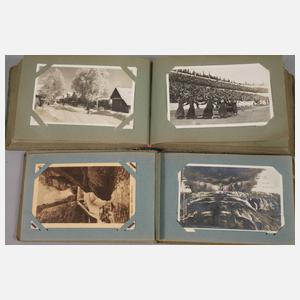 Zwei kleine Ansichtskartenalben