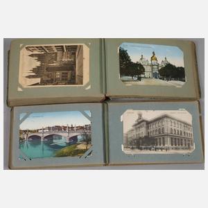 Zwei kleine Ansichtskartenalben