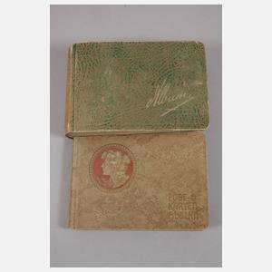 Zwei kleine Ansichtskartenalben